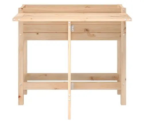 Dārza Puķu Kaste Ar Nolokāmu Virsmu, Priedes Masīvkoks Vidaxl