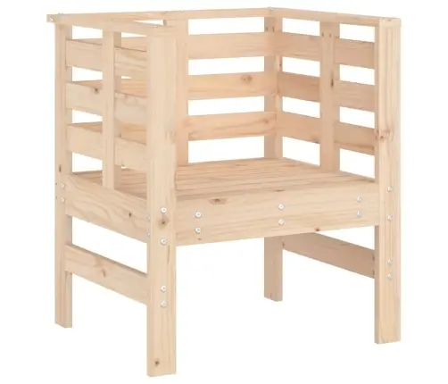 Dārza Krēsli, 2 Gab., 61,5X53X71 Cm, Priedes Masīvkoks Vidaxl