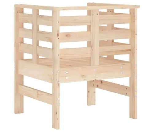 Dārza Krēsli, 2 Gab., 61,5X53X71 Cm, Priedes Masīvkoks Vidaxl