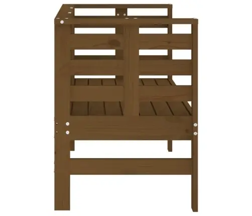 Dārza Sols, 111,5X53X71 Cm, Priedes Masīvkoks, Brūns Vidaxl
