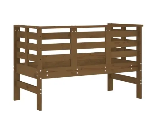 Dārza Sols, 111,5X53X71 Cm, Priedes Masīvkoks, Brūns Vidaxl