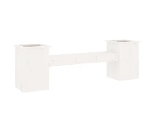 Sols Ar Puķu Kastēm, 184,5X39,5X56,5 Cm, Priedes Masīvkoks Vidaxl