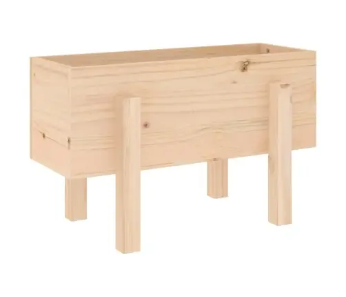 Sodo Lovelis, 62X30X38cm Pušies Medienos Masyvas