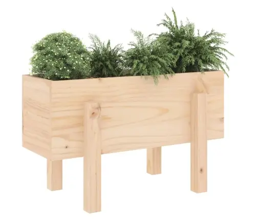 Sodo Lovelis, 62X30X38cm Pušies Medienos Masyvas