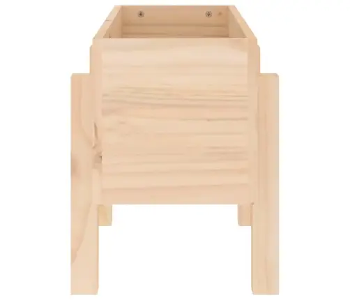 Sodo Lovelis, 62X30X38cm Pušies Medienos Masyvas