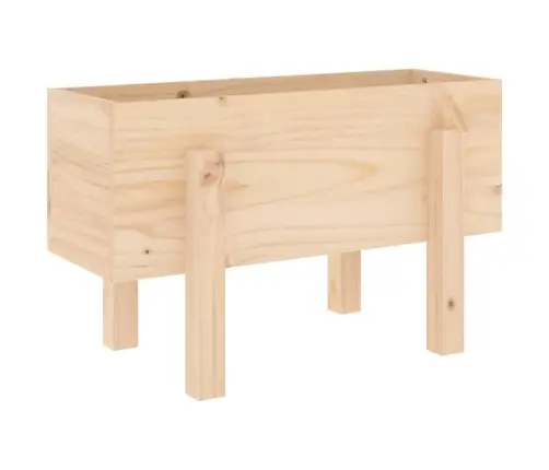 Sodo Lovelis, 62X30X38cm Pušies Medienos Masyvas