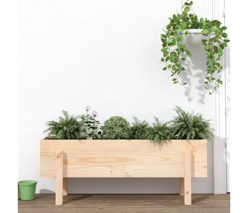 Augstā Puķu Kaste, 101X30X38 Cm, Priedes Masīvkoks Vidaxl