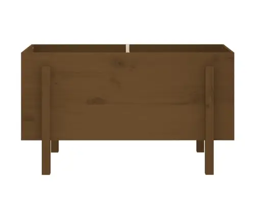 Augstā Puķu Kaste, Brūna, 101X50X57 Cm, Priedes Masīvkoks Vidaxl