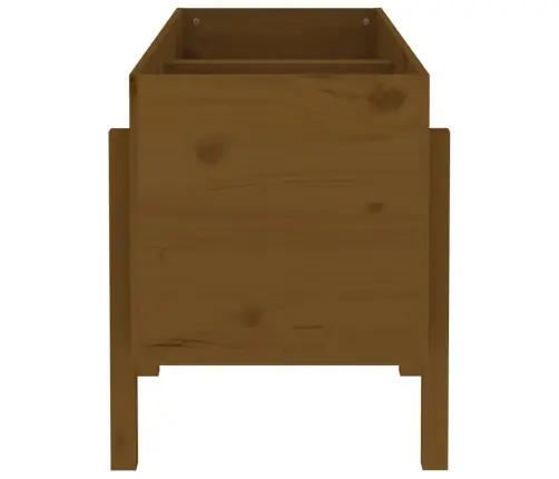 Aukštas Sodo Lovelis, Medaus Rudas, 121X50X57cm Pušies Masyvas