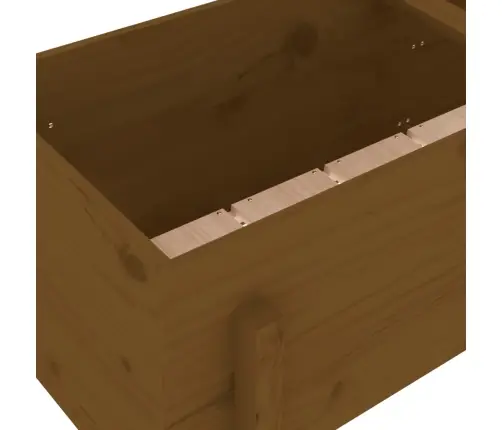 Aukštas Sodo Lovelis, Medaus Rudas, 121X50X57cm Pušies Masyvas