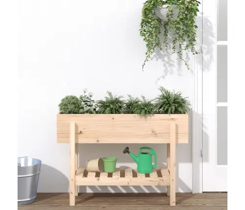 Augstā Puķu Kaste, 101X30X69 Cm, Priedes Masīvkoks Vidaxl