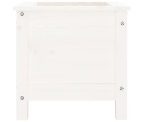 Taimekast, Valge, 40X40X39 cm Männipuit