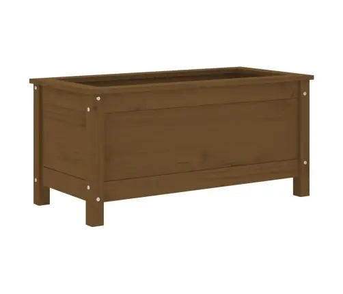 Taimekast, Meepruun, 82,5X40X39 cm Männipuit