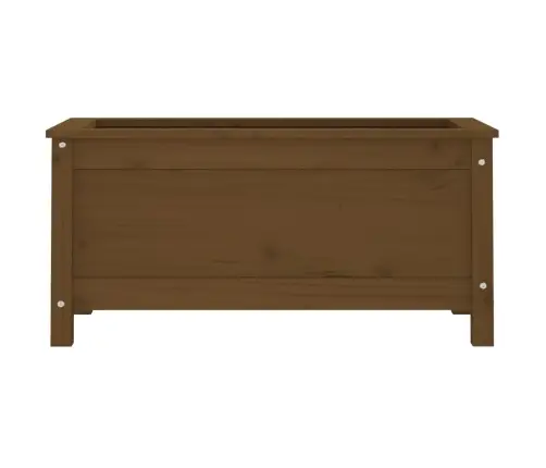 Taimekast, Meepruun, 82,5X40X39 cm Männipuit