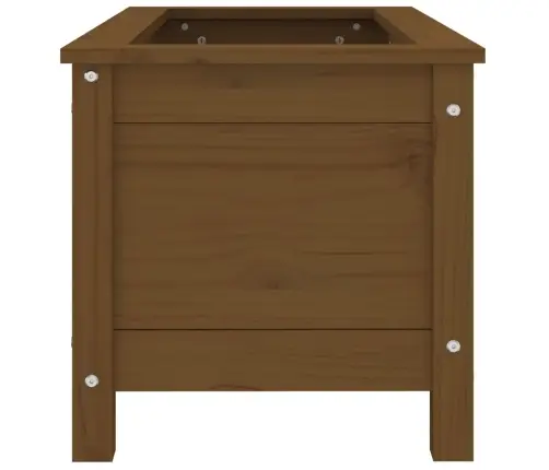 Taimekast, Meepruun, 82,5X40X39 cm Männipuit