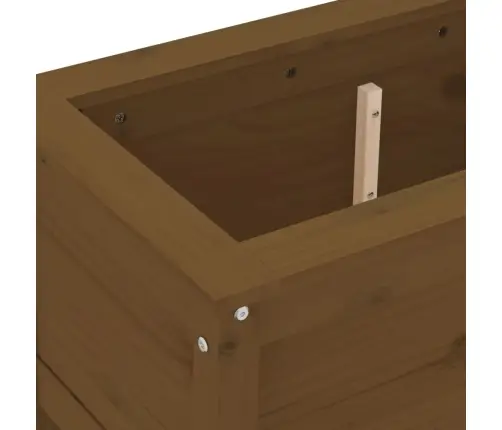 Taimekast, Meepruun, 82,5X40X39 cm Männipuit