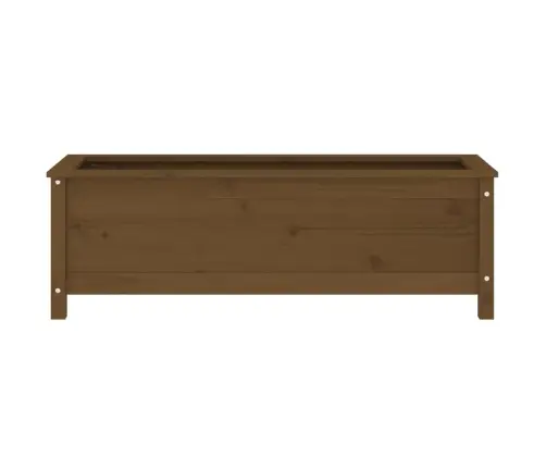 Augstā Puķu Kaste, Brūna, 119,5X40X39 Cm, Priedes Masīvkoks Vidaxl