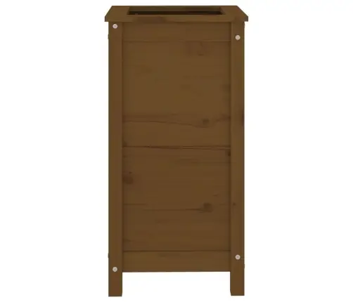 Taimekast, Meepruun, 40X40X78 cm Männipuit