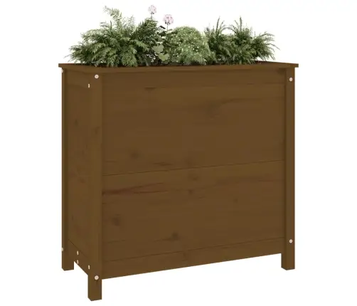 Dārza Puķu Kaste, Brūna, 82,5X40X78 Cm, Priedes Masīvkoks Vidaxl