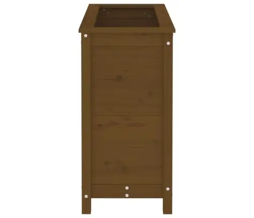Dārza Puķu Kaste, Brūna, 82,5X40X78 Cm, Priedes Masīvkoks Vidaxl