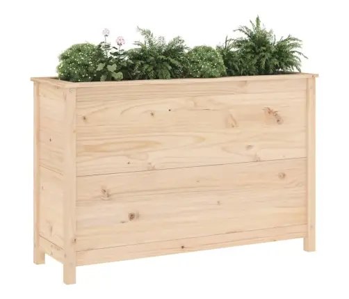Augstā Puķu Kaste, 119,5X40X78 Cm, Priedes Masīvkoks Vidaxl