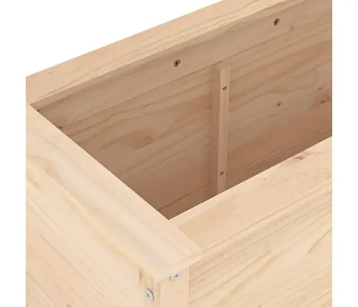 Augstā Puķu Kaste, 119,5X40X78 Cm, Priedes Masīvkoks Vidaxl