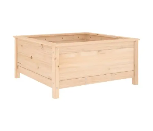 Sodo Lovelis, 82,5X82,5X39cm Pušies Medienos Masyvas