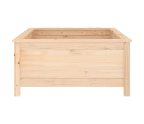 Sodo Lovelis, 82,5X82,5X39cm Pušies Medienos Masyvas