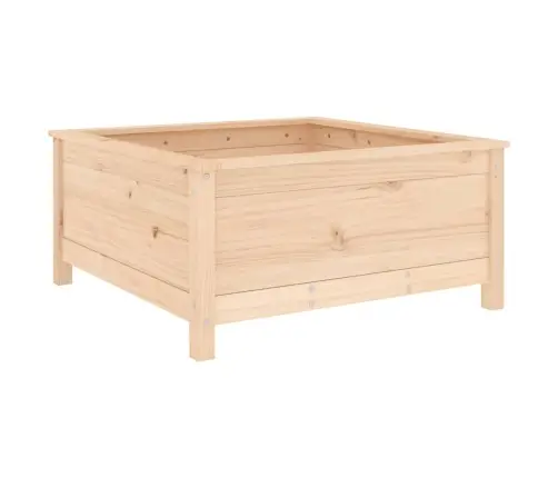 Sodo Lovelis, 82,5X82,5X39cm Pušies Medienos Masyvas