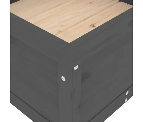 Taimekast, Hall, 82,5X82,5X39 cm Männipuit