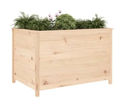 Augstā Puķu Kaste, 119,5X82,5X78 Cm, Priedes Masīvkoks Vidaxl