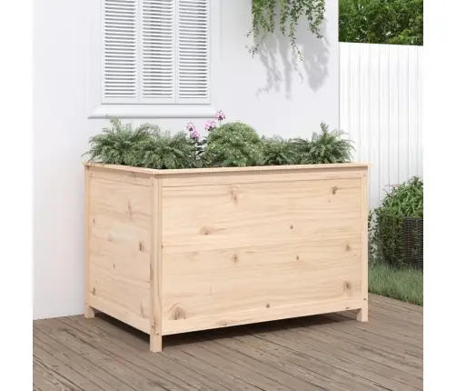 Augstā Puķu Kaste, 119,5X82,5X78 Cm, Priedes Masīvkoks Vidaxl