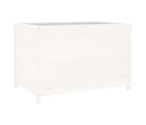 Augstā Puķu Kaste, Balta, 119,5X82,5X78 Cm, Priedes Masīvkoks Vidaxl