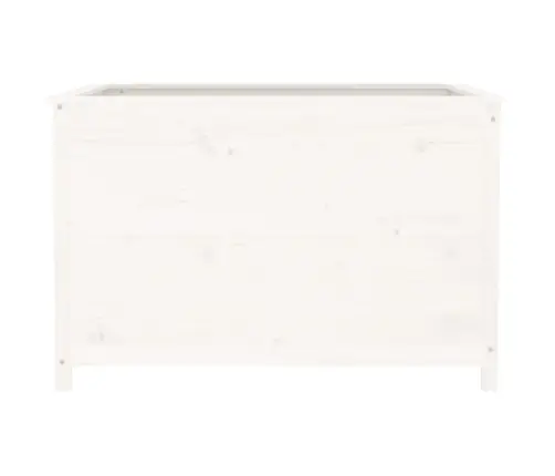 Augstā Puķu Kaste, Balta, 119,5X82,5X78 Cm, Priedes Masīvkoks Vidaxl