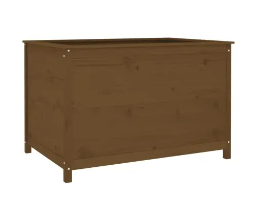 Augstā Puķu Kaste, Brūna, 119,5X82,5X78 Cm, Priedes Masīvkoks Vidaxl