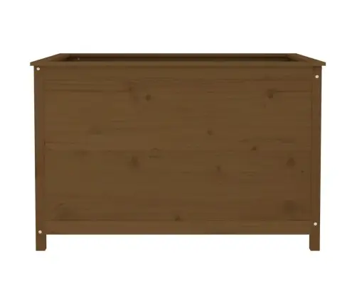 Augstā Puķu Kaste, Brūna, 119,5X82,5X78 Cm, Priedes Masīvkoks Vidaxl