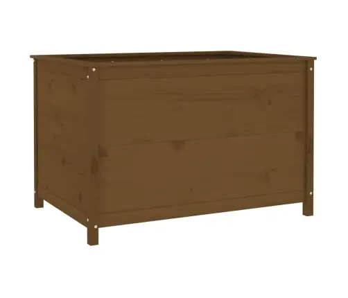 Augstā Puķu Kaste, Brūna, 119,5X82,5X78 Cm, Priedes Masīvkoks Vidaxl