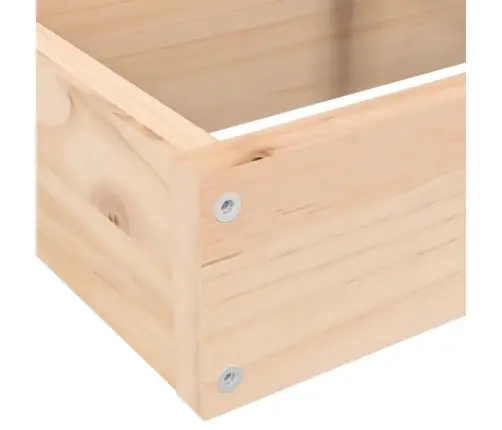 Dārza Puķu Kaste, 4 Līmeņi, 80,5X79X36 Cm, Priedes Masīvkoks Vidaxl