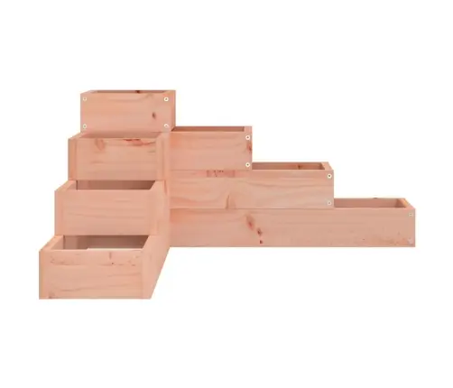 Dārza Puķu Kaste, 4 Līmeņi, 80,5X79X36 Cm, Duglasa Masīvkoks Vidaxl