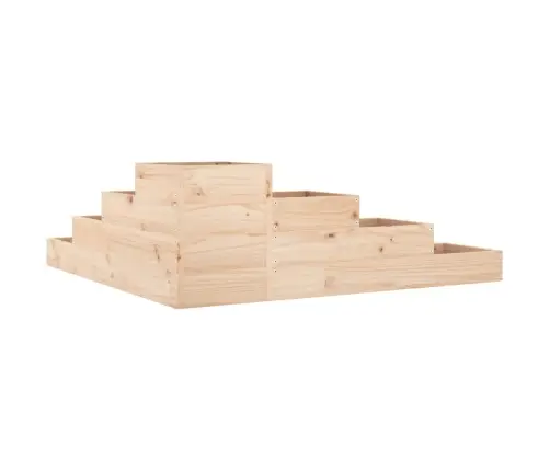 Sodo Vazonas, 4 Pakopų, 106X104,5X36 cm Pušies Masyvas