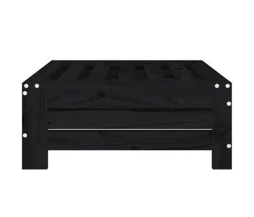 Saulessarga Statīva Pārsegs, Melns, Priedes Masīvkoks Vidaxl