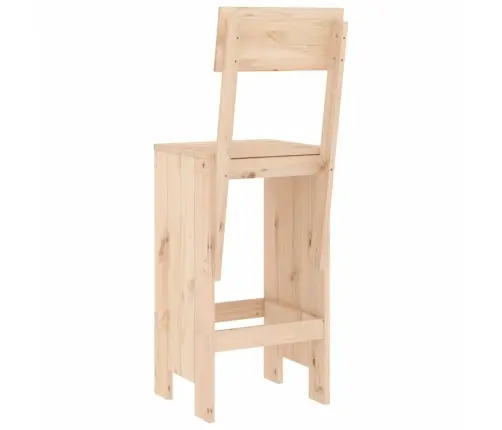 Bāra Krēsli, 2 Gab., 40X48,5X115,5 Cm, Priedes Masīvkoks Vidaxl