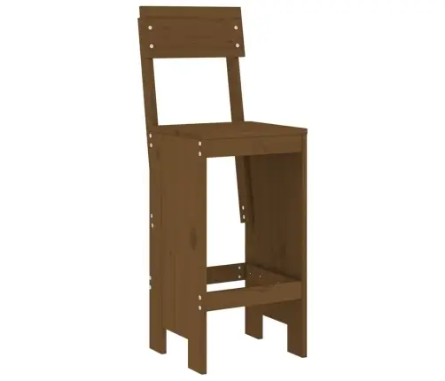 Bāra Krēsli, 2 Gab., Brūni, 40X48,5X115,5 Cm, Priedes Masīvkoks Vidaxl