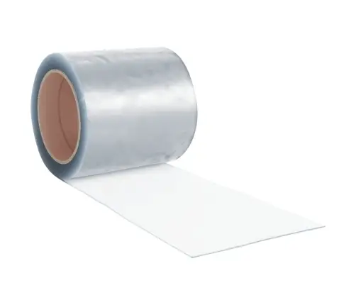 Durvju Aizkars, Caurspīdīgs, 200 Mm X 1,6 Mm, 10 M, Pvc Vidaxl