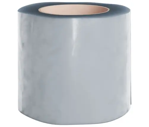 Durvju Aizkars, Caurspīdīgs, 200 Mm X 1,6 Mm, 50 M, Pvc Vidaxl