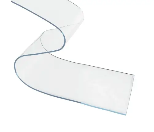 Durvju Aizkars, Caurspīdīgs, 300 Mm X 2,6 Mm, 10 M, Pvc Vidaxl