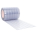 Durvju Aizkars, Caurspīdīgs, 300 Mm X 2,6 Mm, 10 M, Pvc Vidaxl