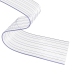 Durvju Aizkars, Caurspīdīgs, 300 Mm X 2,6 Mm, 10 M, Pvc Vidaxl