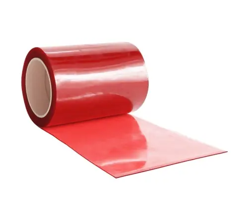 Durvju Aizkars, Sarkans, 300 Mm X 2,6 Mm, 10 M, Pvc Vidaxl