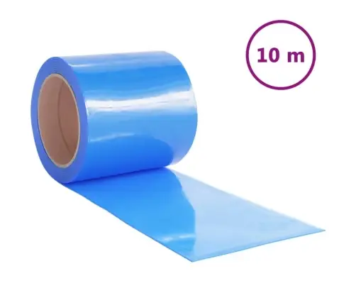 Durų Užuolaida, Mėlyna, 200Mmx1,6Mm, 10M, Pvc Durų Užuolaida, Mėlyna, 200Mmx1,6Mm, 10M, Pvc